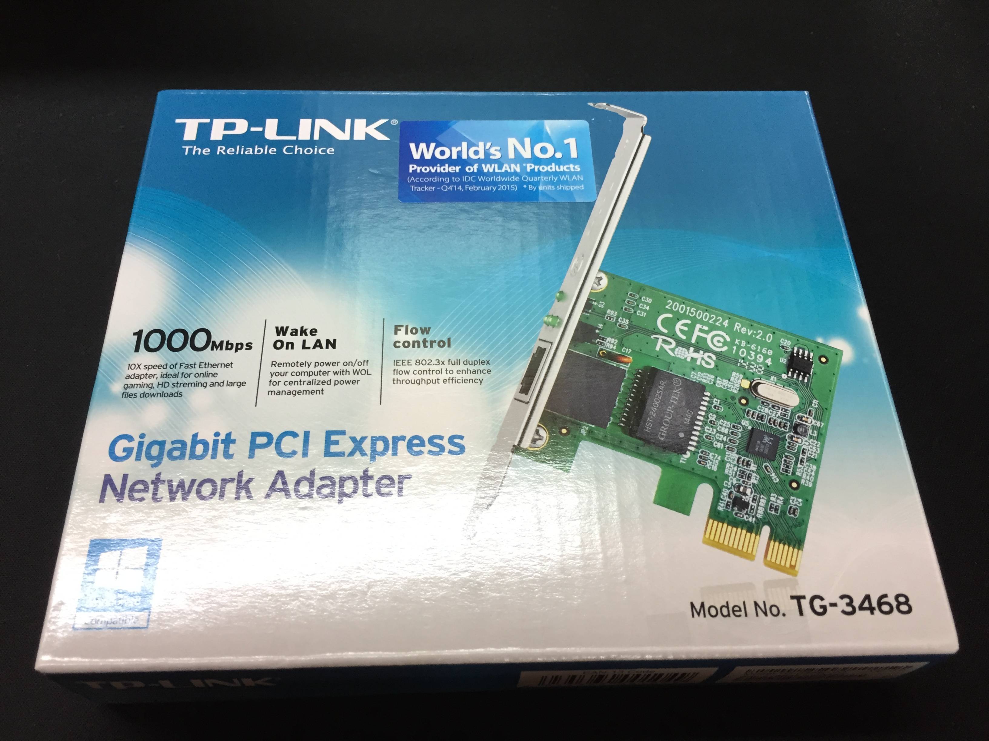 TP-Link TG-3468 PCIe Network Adapter
