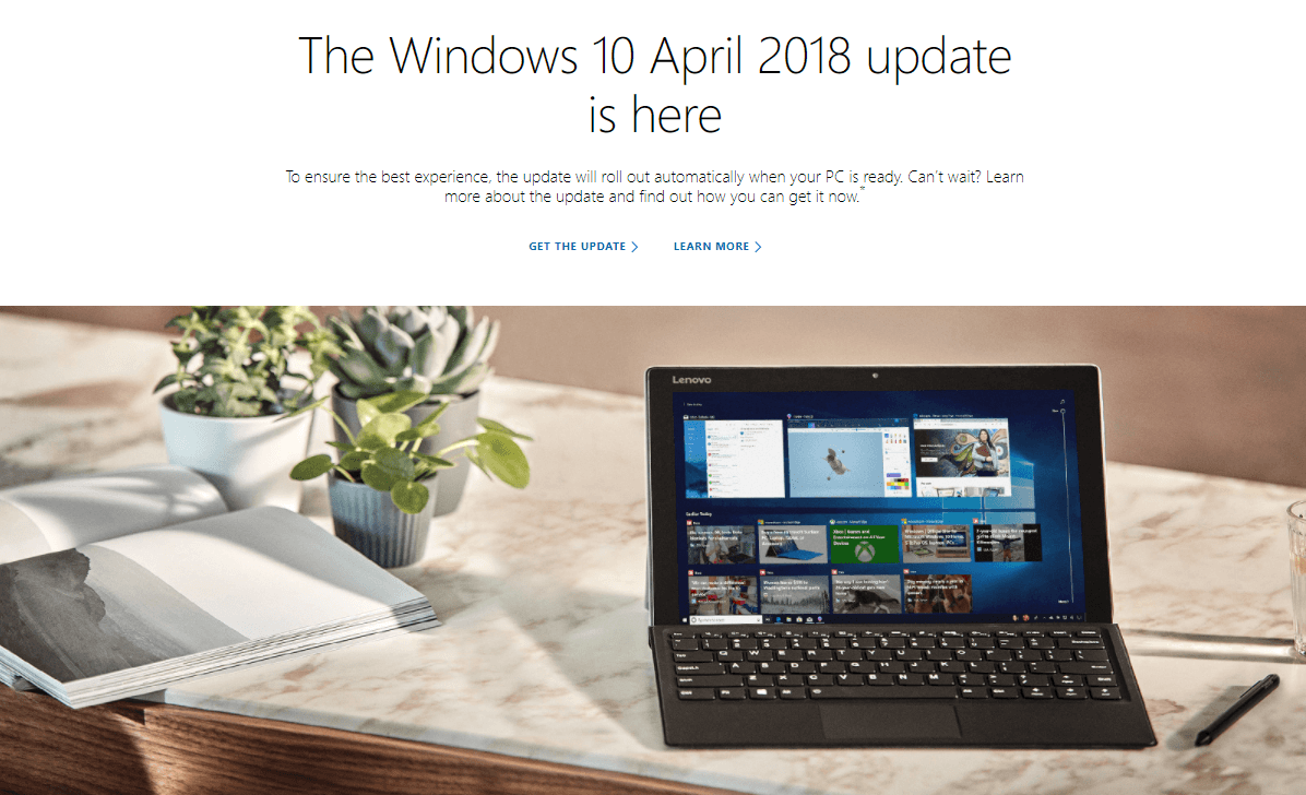 Microsoft Windows 10 April 2018 Update