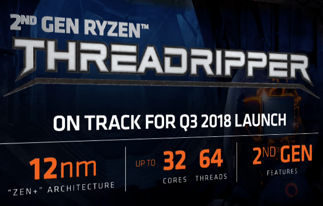 AMD 2nd Generation Threadripper CPU