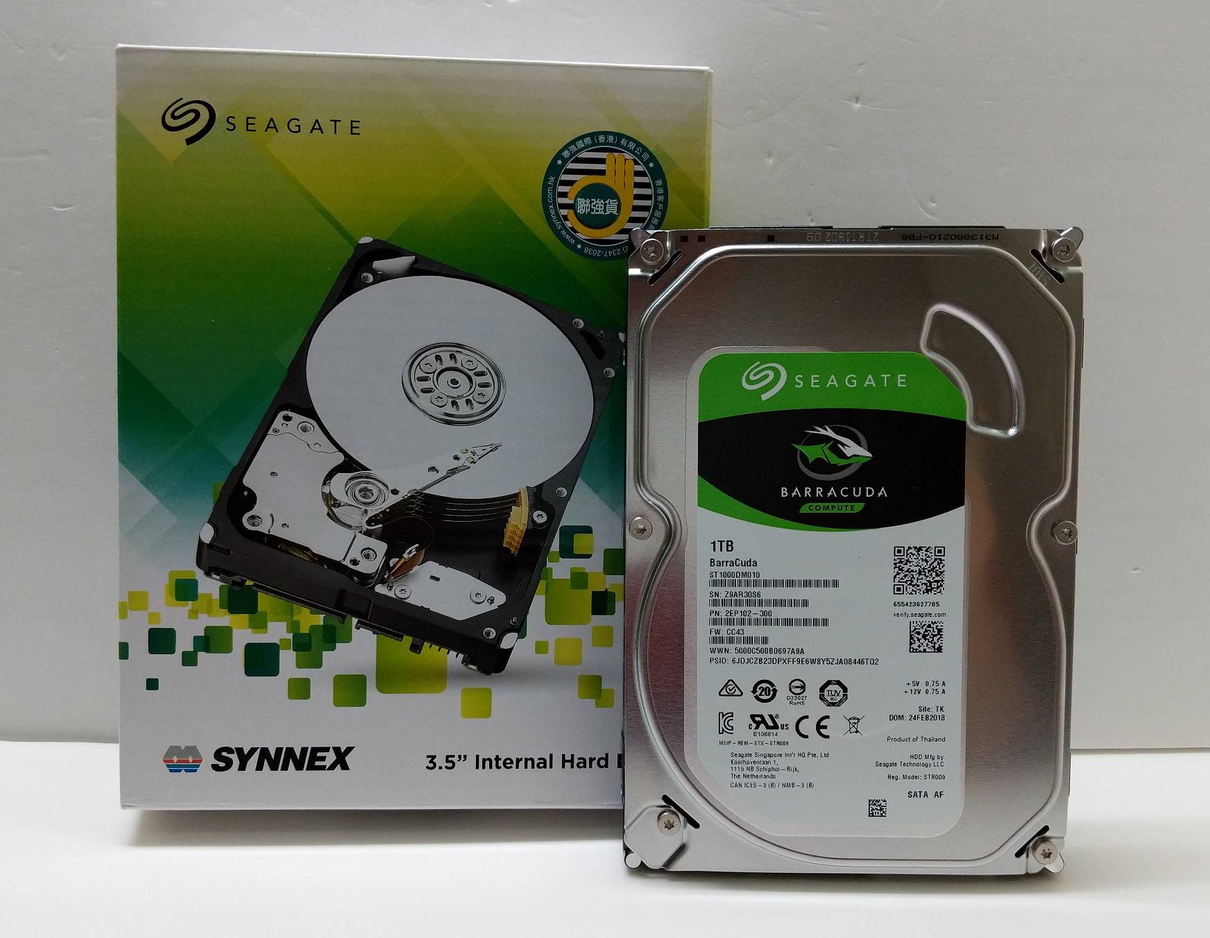 Seagate Barracuda 1TB HDD