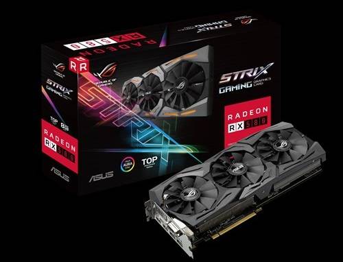 ASUS ROG Strix Radeon RX 580 TOP edition 8GB