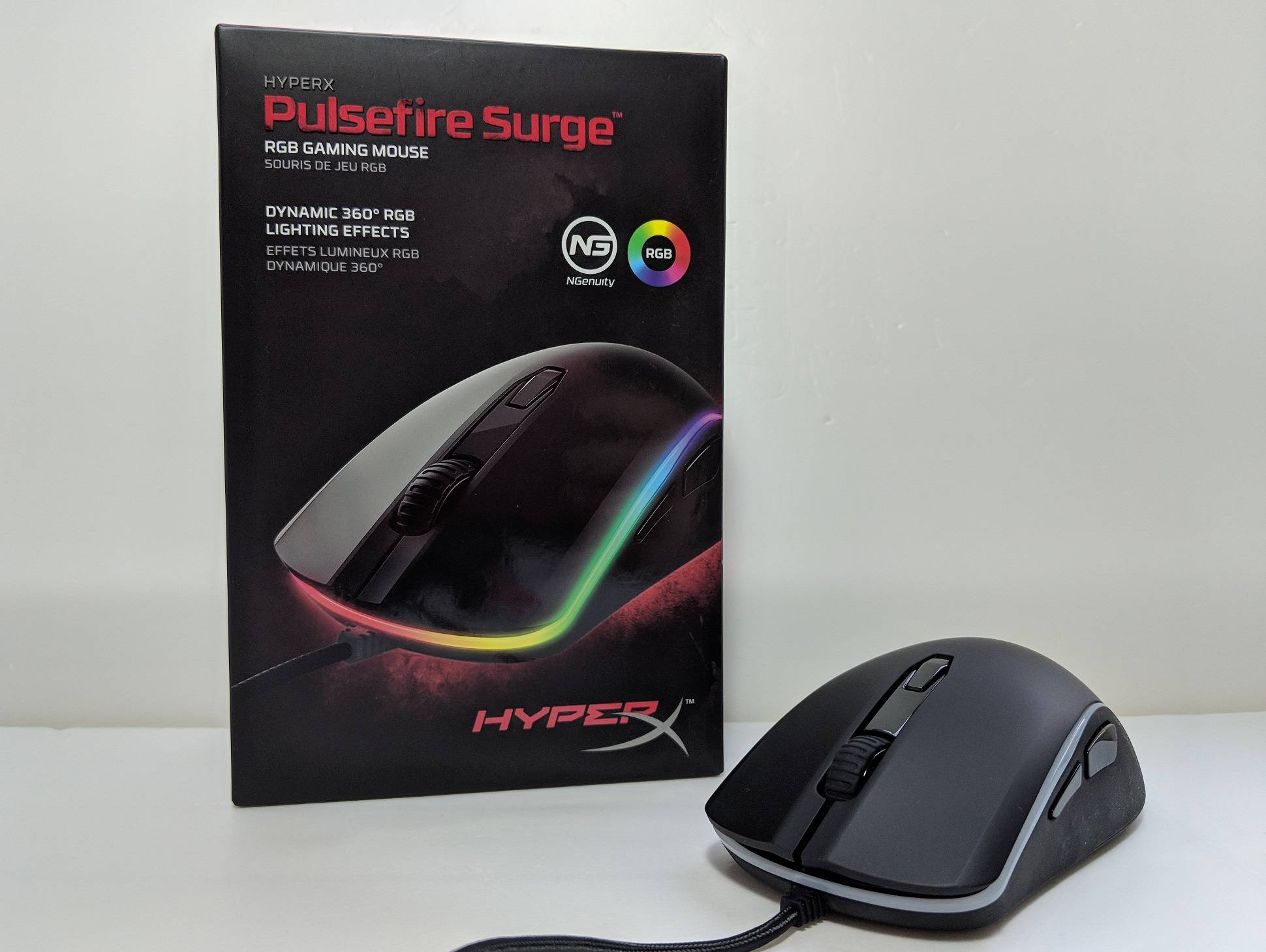 HyperX Pulsefire Surge RGB Gaming Mouse