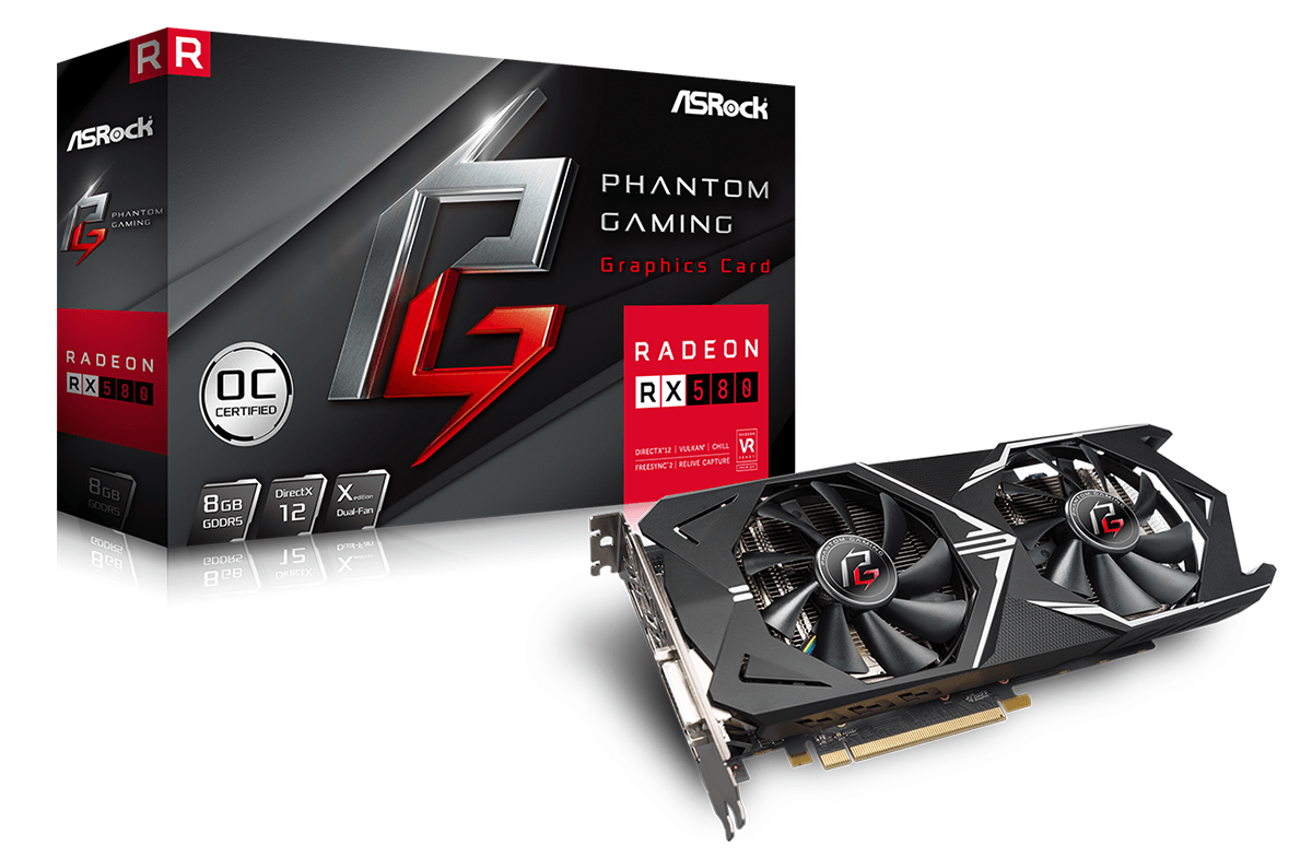 ASRock Phantom Gaming X Radeon RX580 8G OC