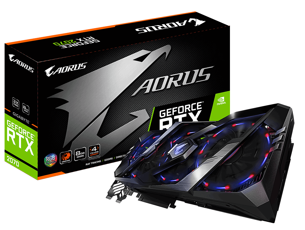 GIGABYTE AORUS GeForce RTX 2070