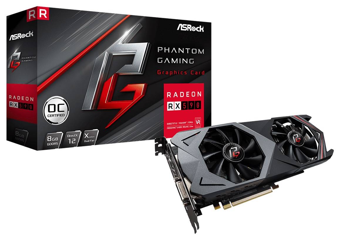 ASRock Phantom Gaming X Radeon RX590 8G OC