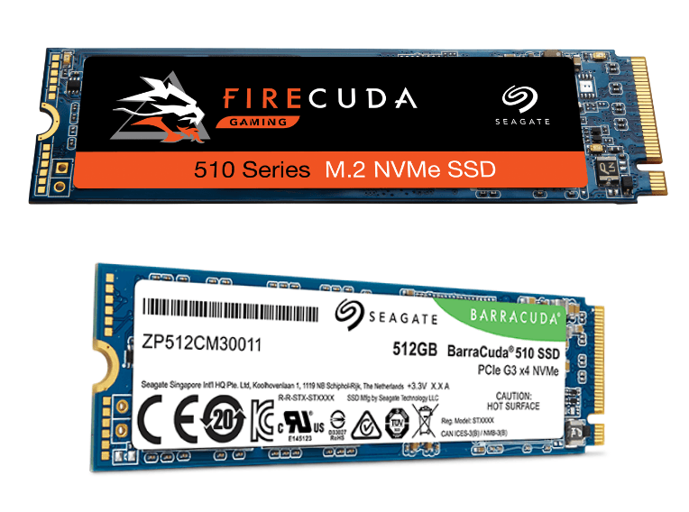 Seagate Barracuda/FireCuda 510 M.2 NVMe SSD