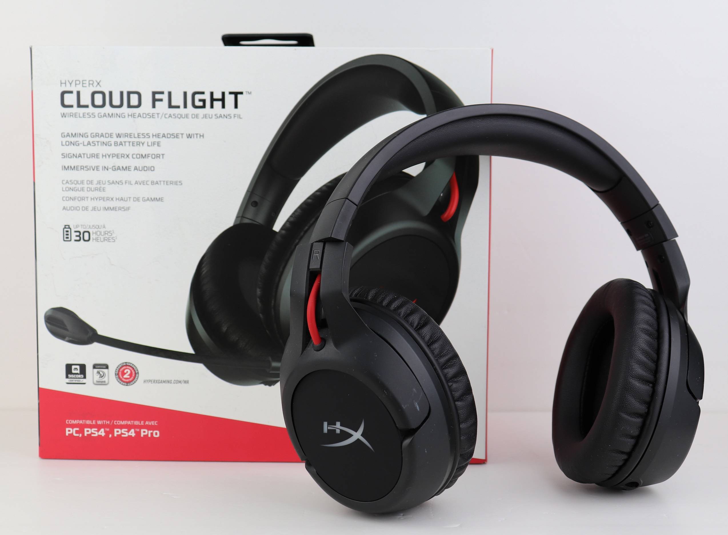 Wireless Gaming Headset for PS4 and PC - HyperX Cloud Flight 