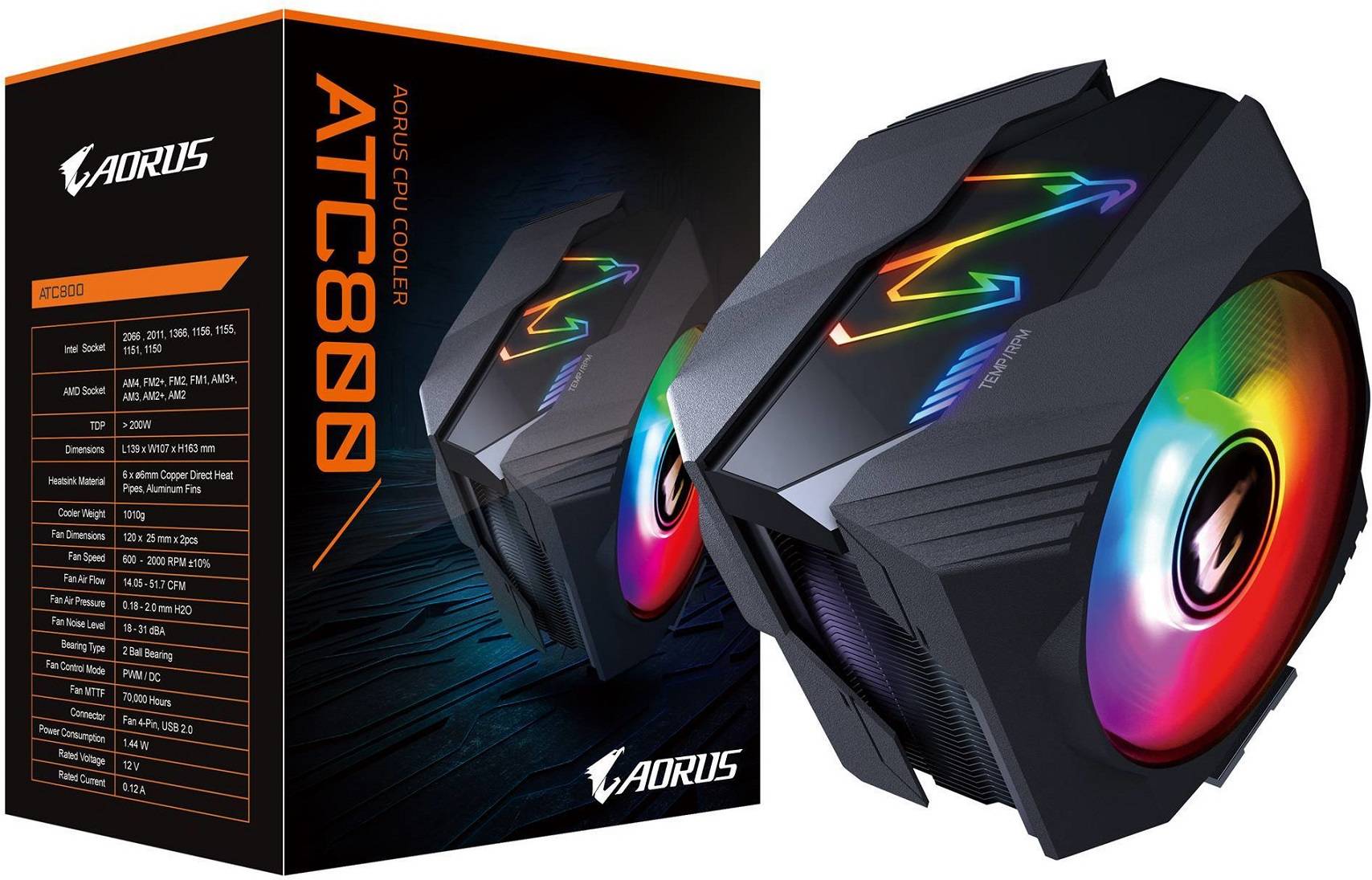 GIGABYTE AORUS ATC800 CPU Cooler