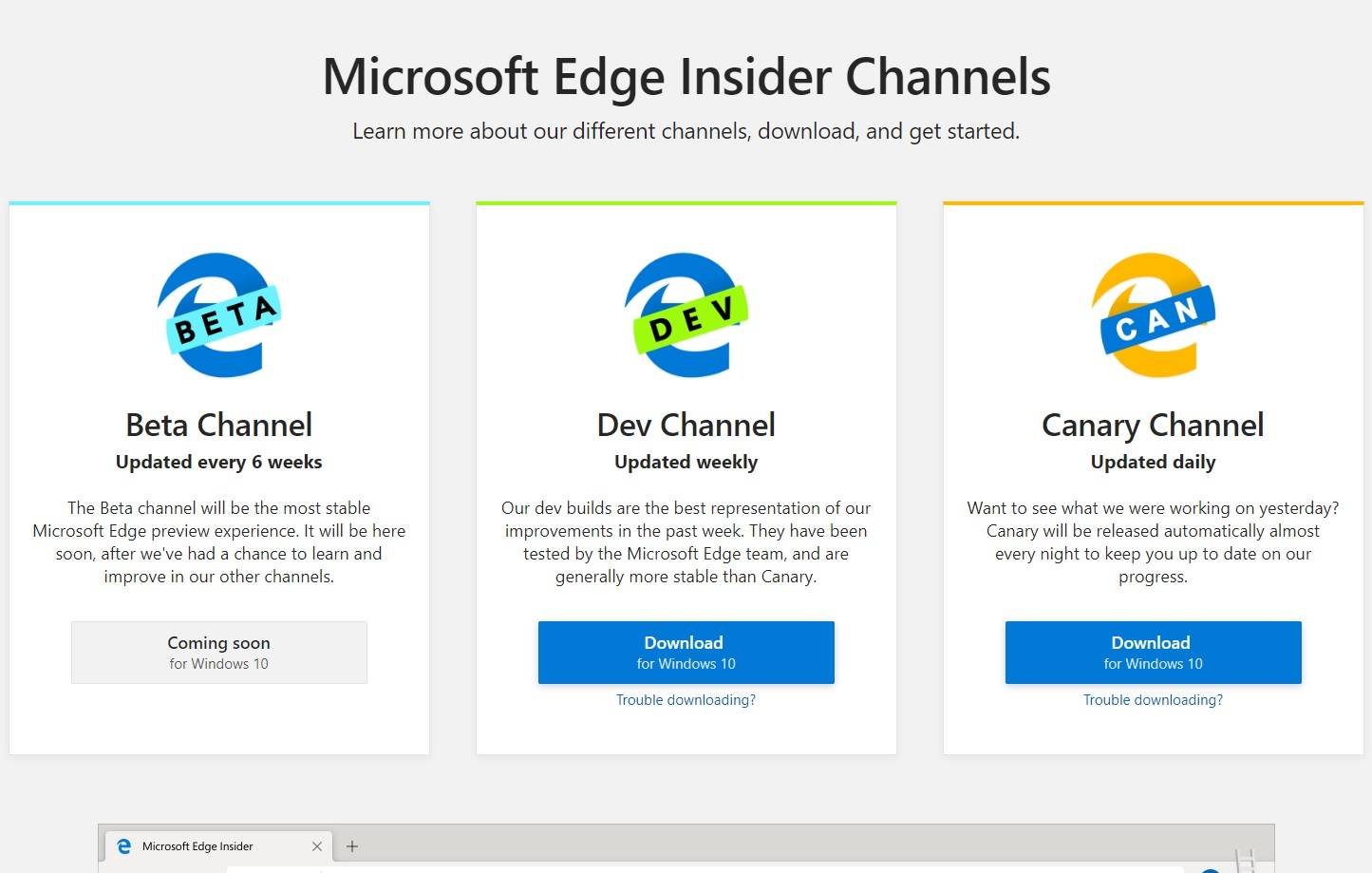 Microsoft Chromium-Based Edge Browser