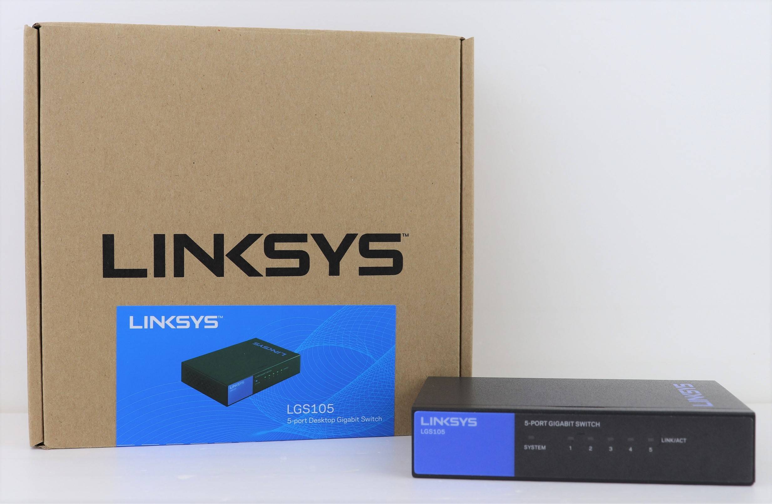 Linksys LGS105 Desktop Gigabit Ethernet Switch