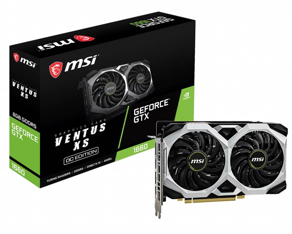 MSI GeForce GTX 1660 Ventus XS 6G OC