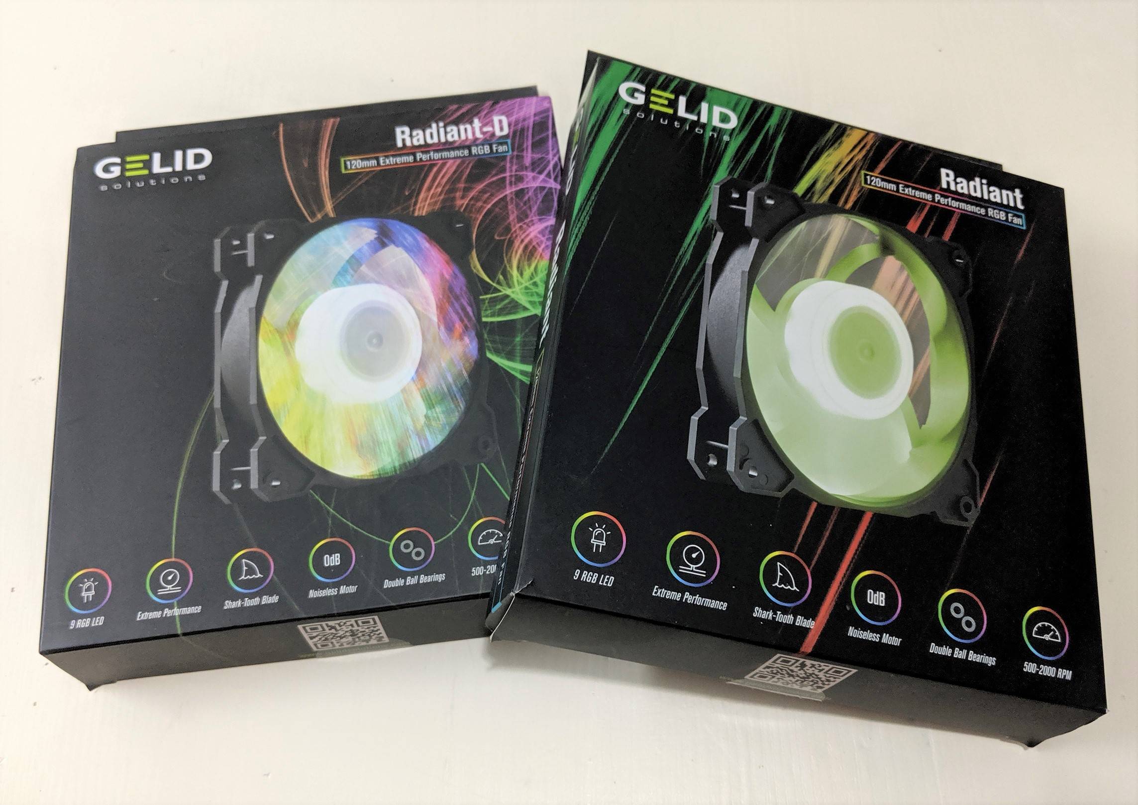 GELID Radiant/Radiant-D RGB Fans