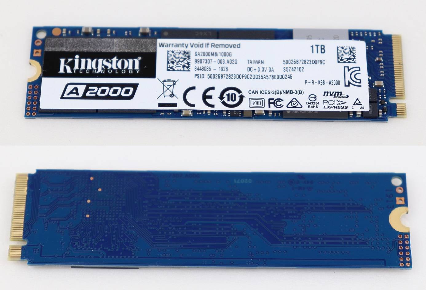 Kingston A2000 PCIe NVMe SSD