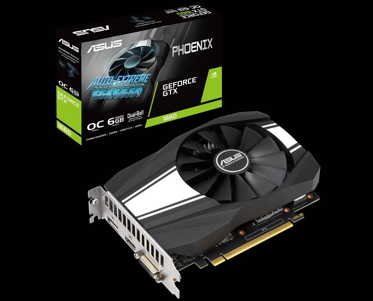 ASUS GeForce GTX 1660 SUPER Overclocked Phoenix Fan Edition