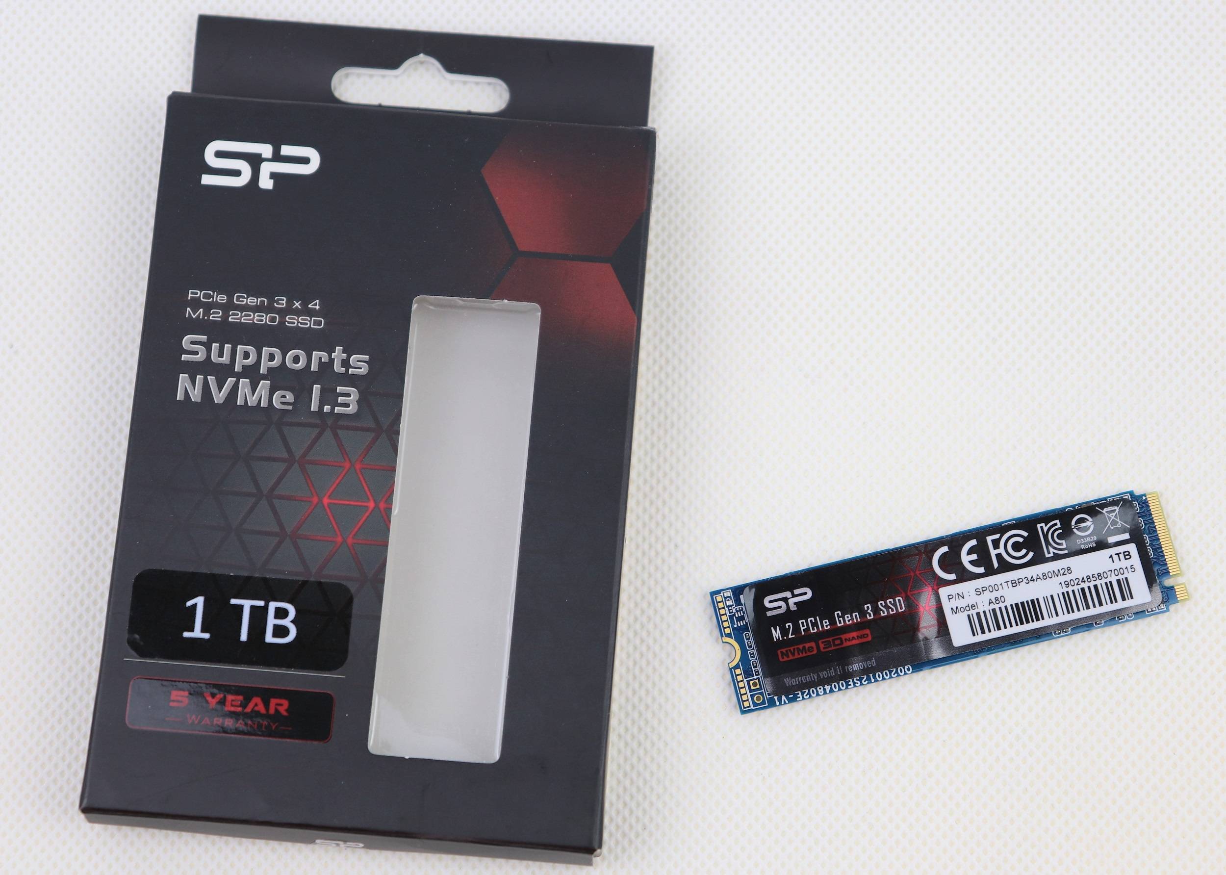 Silicon Power P34A80 PCIe NVMe SSD