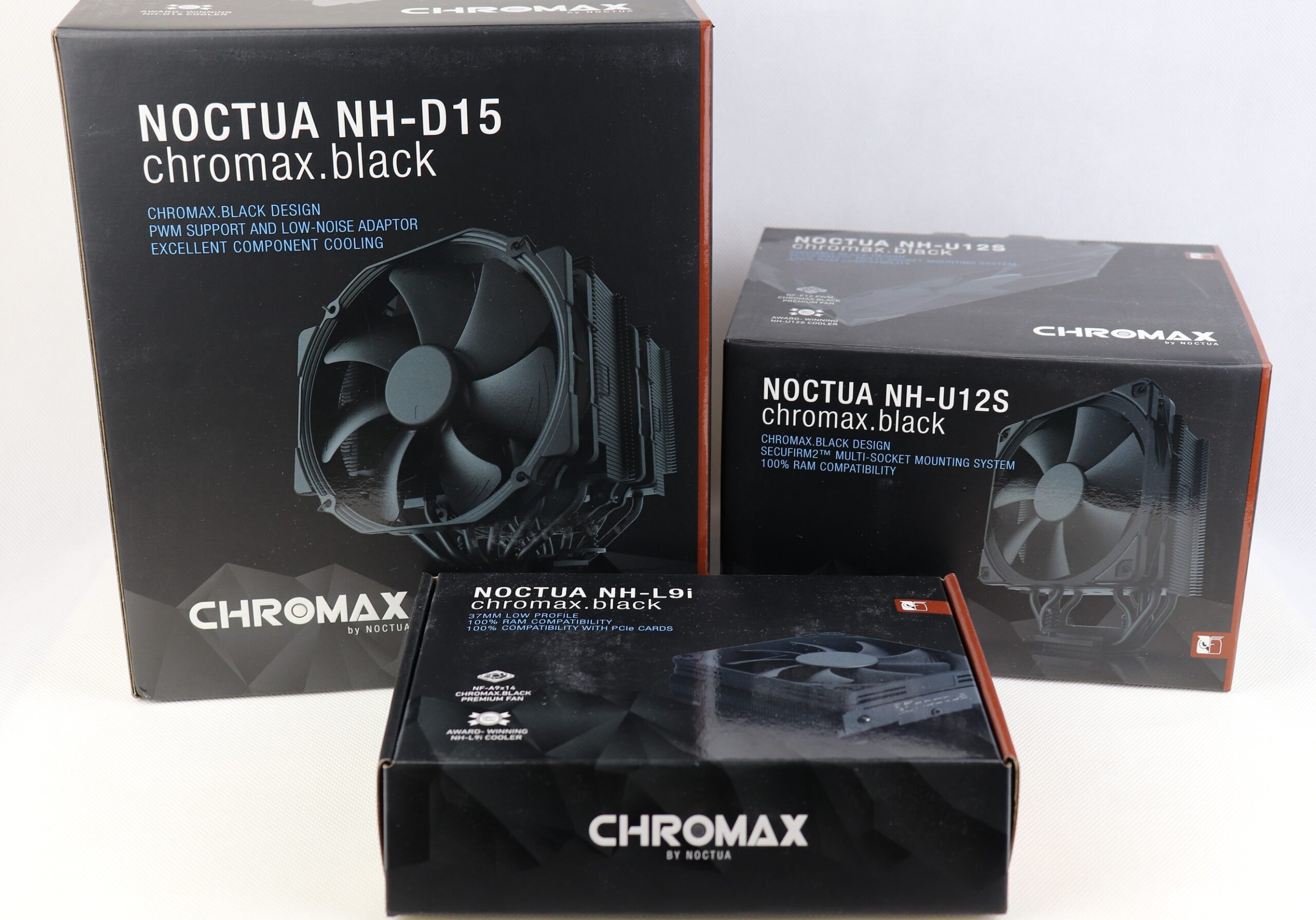 Unboxing And Review Of Noctua Chromax Black Cpu Coolers Nh L9i Nh U12s Nh D15 Unbxtech