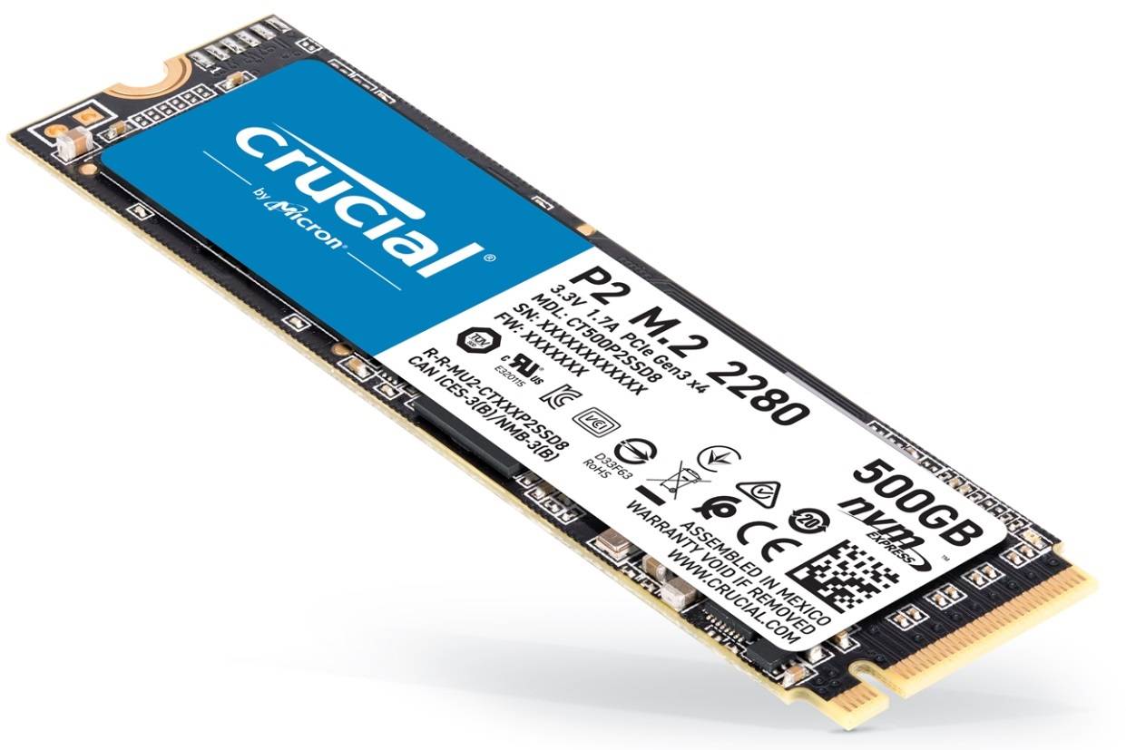 Crucial P2 PCIe NVMe SSD