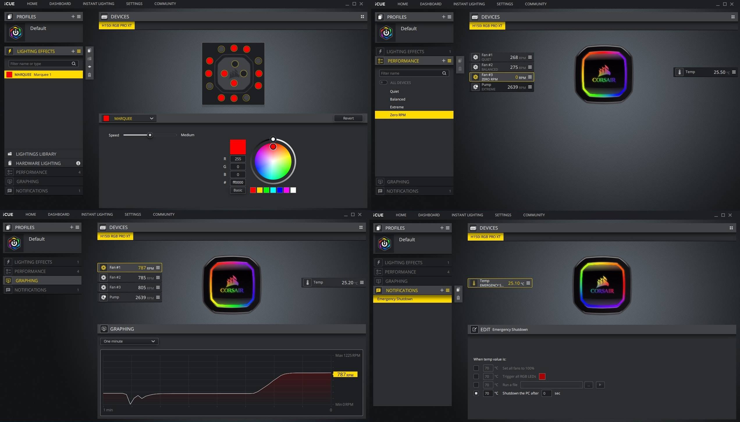 Corsair H150i RGB PRO XT AIO CPU Cooler