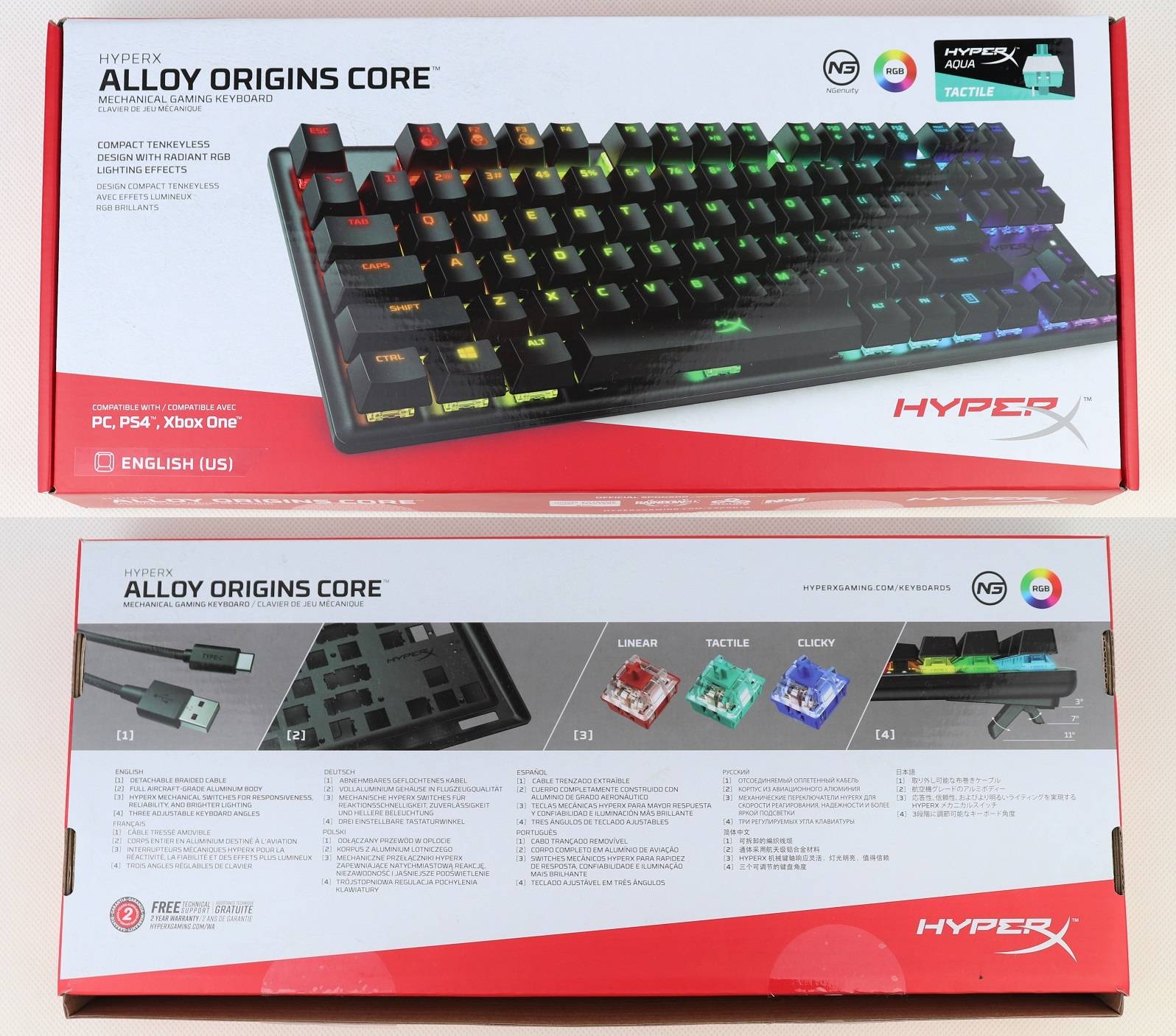 HyperX Alloy Origins Core Mechanical Keyboard