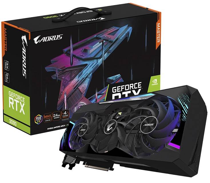 GIGABYTE AORUS GeForce RTX 3090 MASTER 24G