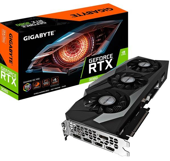GIGABYTE GeForce RTX 3080 GAMING OC 10G