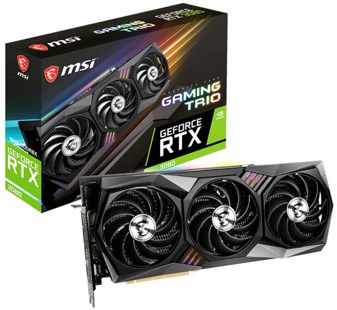 MSI GeForce RTX 3080 GAMING TRIO 10G