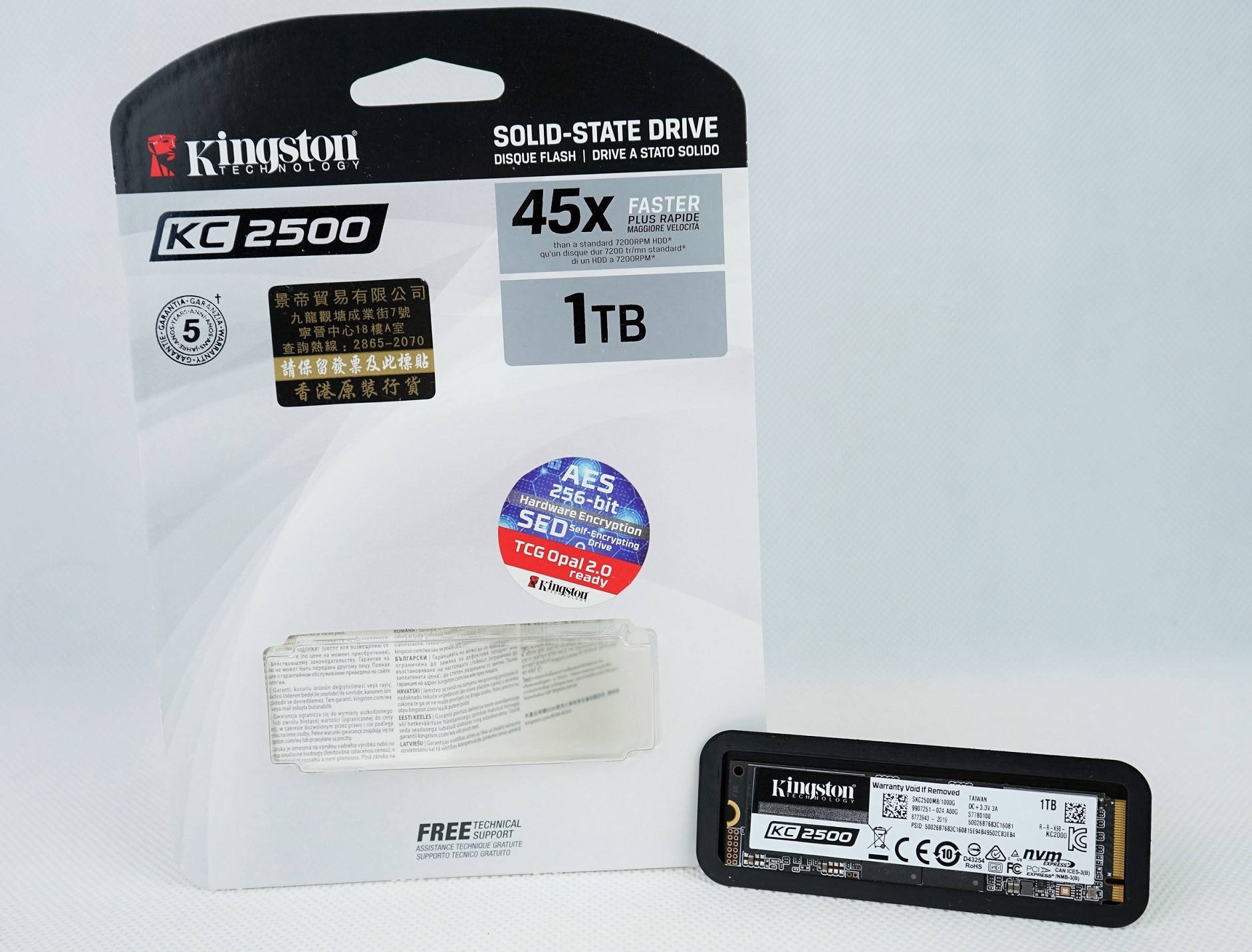 Kingstone KC2500 PCIe NVMe SSD