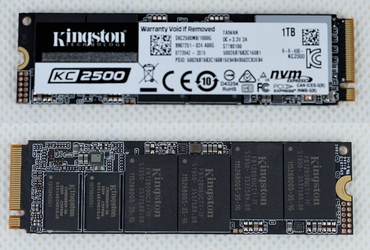 Kingstone KC2500 PCIe NVMe SSD