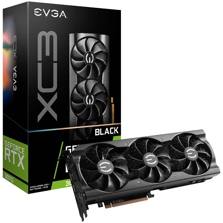 EVGA GeForce RTX 3070 XC3 BLACK GAMING