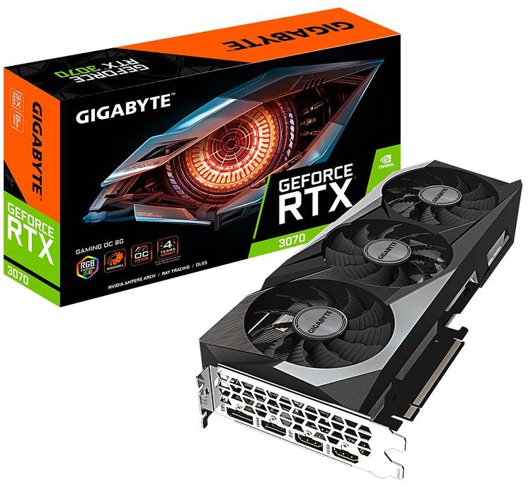 GIGABYTE GeForce RTX 3070 GAMING OC 8G