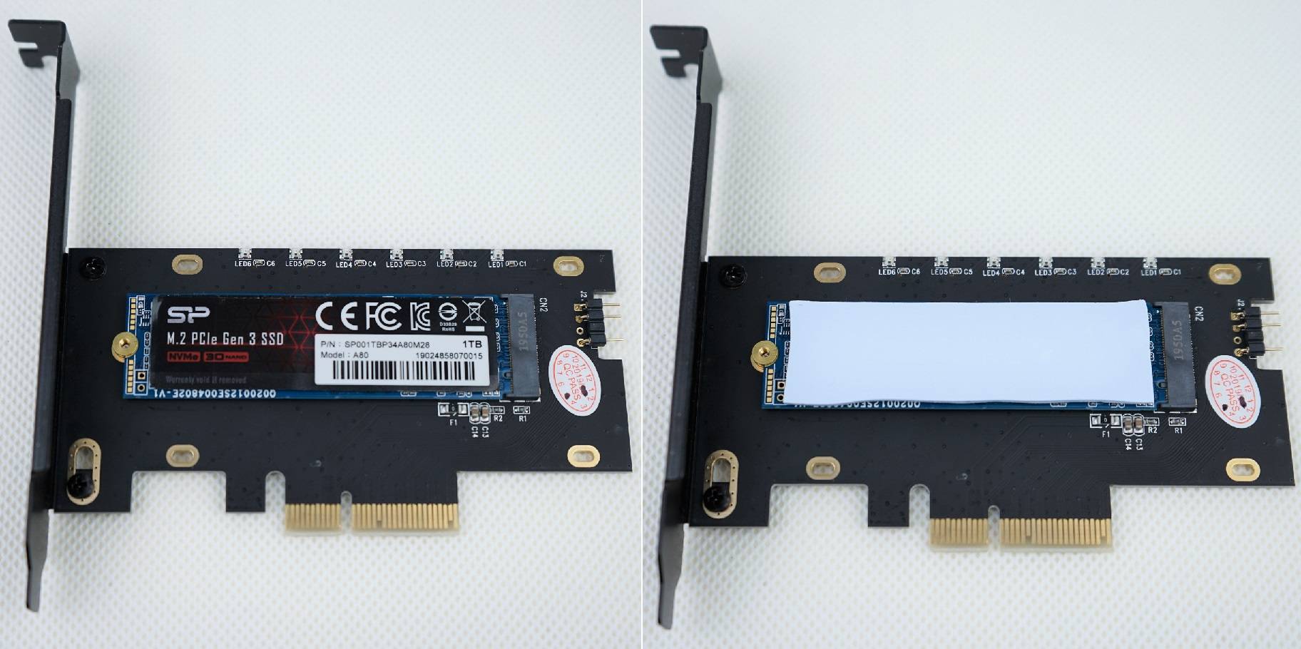SilverStone ECM24-ARGB PCIe x4 SSD Adapter