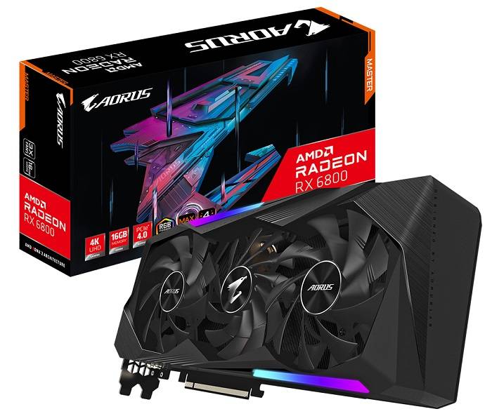 GIGABYTE AORUS Radeon RX 6800 MASTER 16G