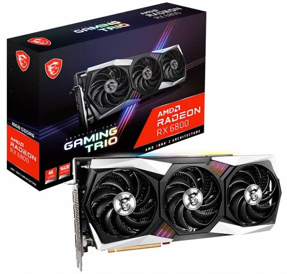 MSI Radeon RX 6800 GAMING TRIO 16G