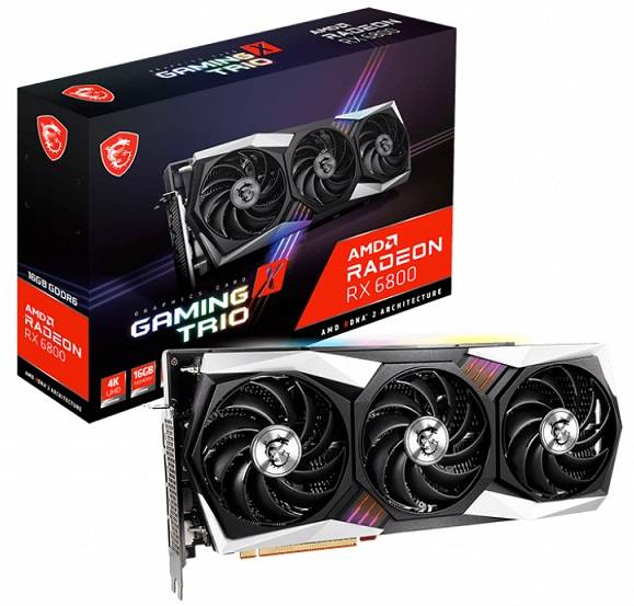 MSI Radeon RX 6800 GAMING X TRIO 16G