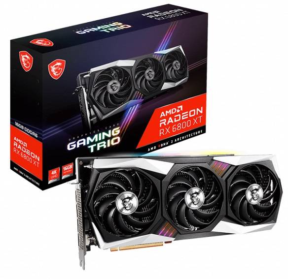 MSI Radeon RX 6800 XT GAMING TRIO 16G