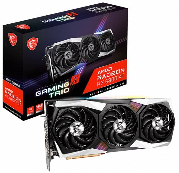 MSI Radeon RX 6800 XT GAMING X TRIO 16G