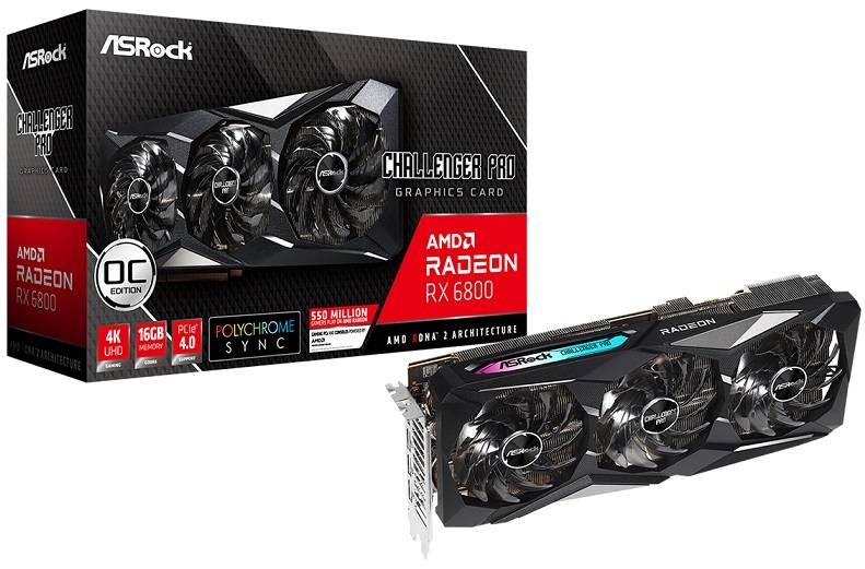 ASRock Radeon RX 6800 Challenger Pro 16G OC