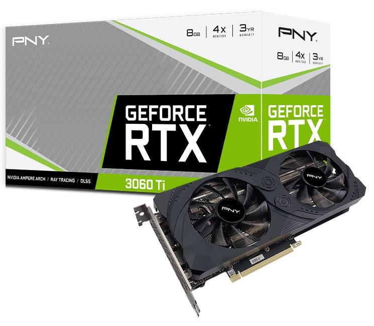 PNY GeForce RTX 3060 Ti UPRISING Dual Fan