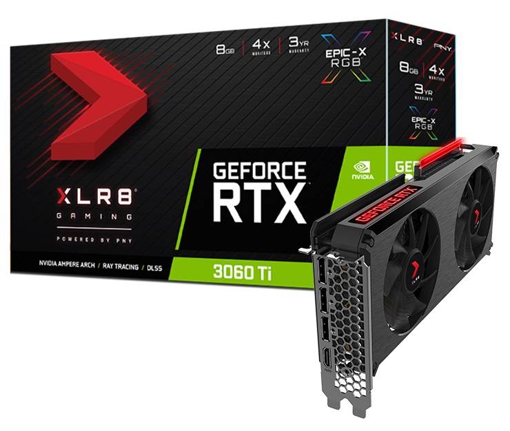 PNY XLR8 Gaming GeForce RTX 3060 Ti REVEL EPIC-X RGB