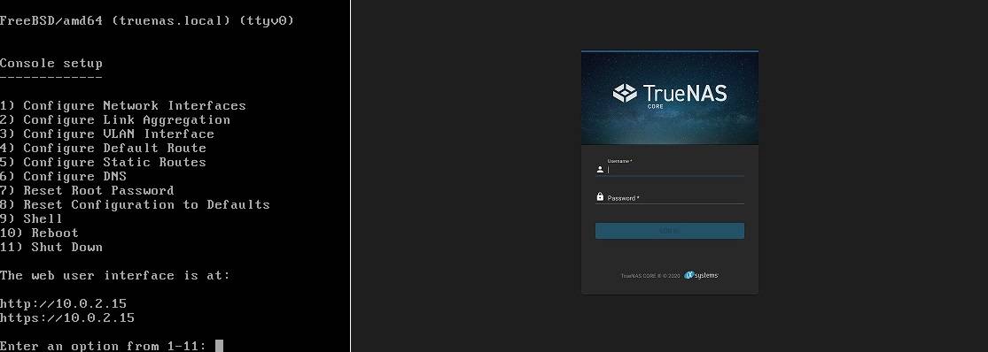 TrueNAS CORE 12 Installation