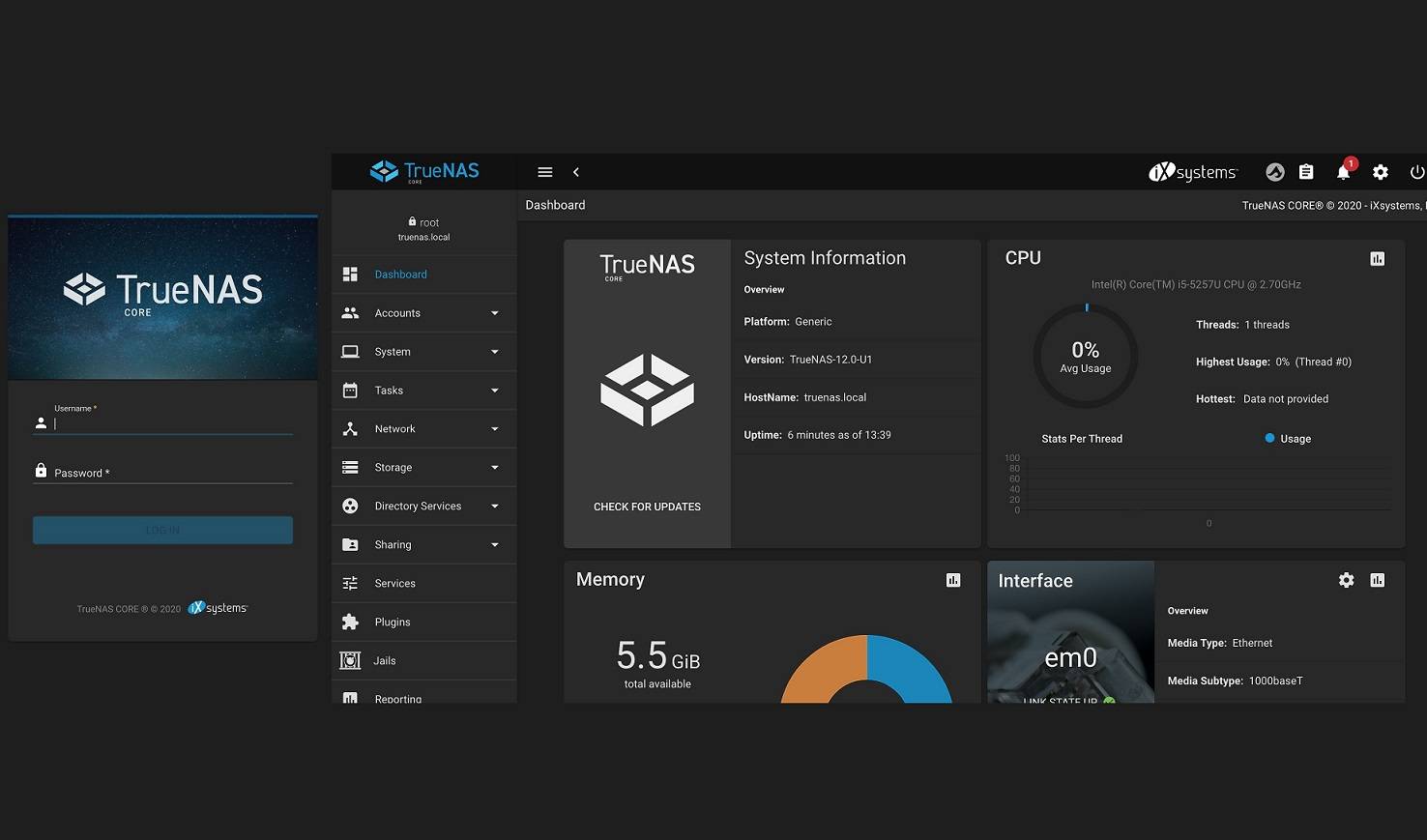 TRUENAS Core. Core Интерфейс. True nas. True nas Scale.