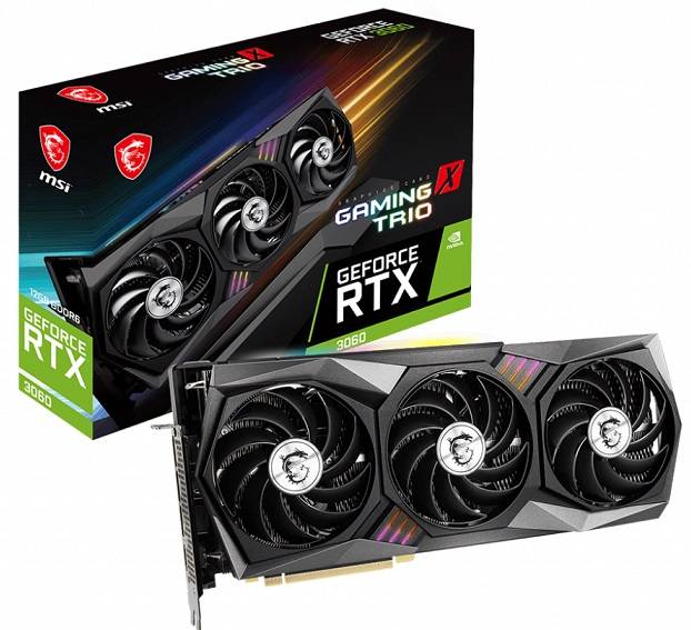 MSI GeForce RTX 3060 GAMING X TRIO 12G