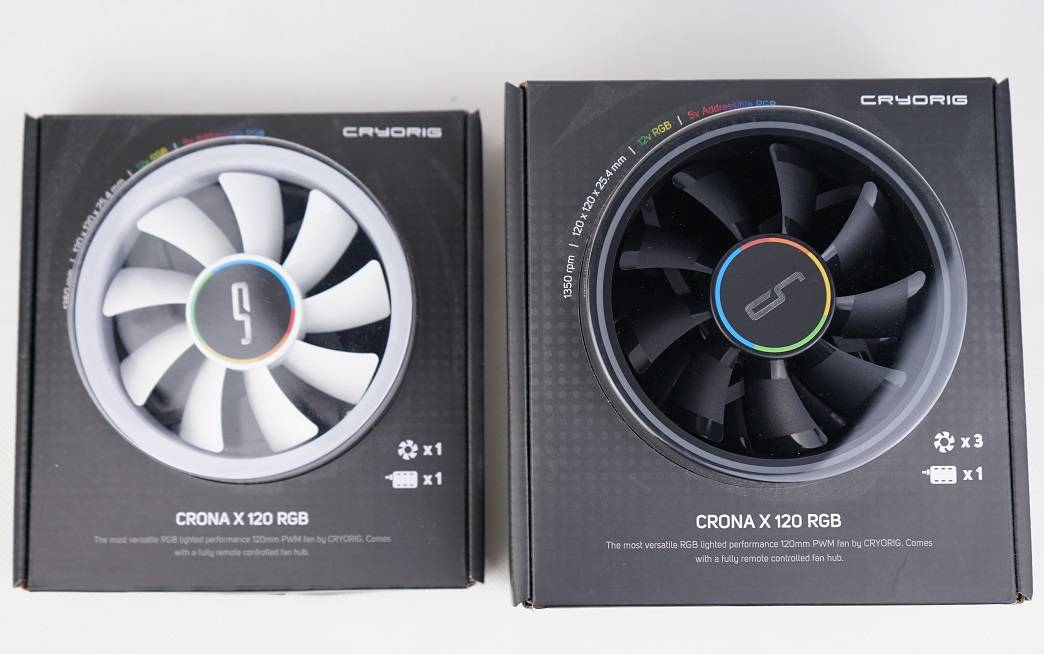 CRYORIG CRONA S and CRONA X Fans