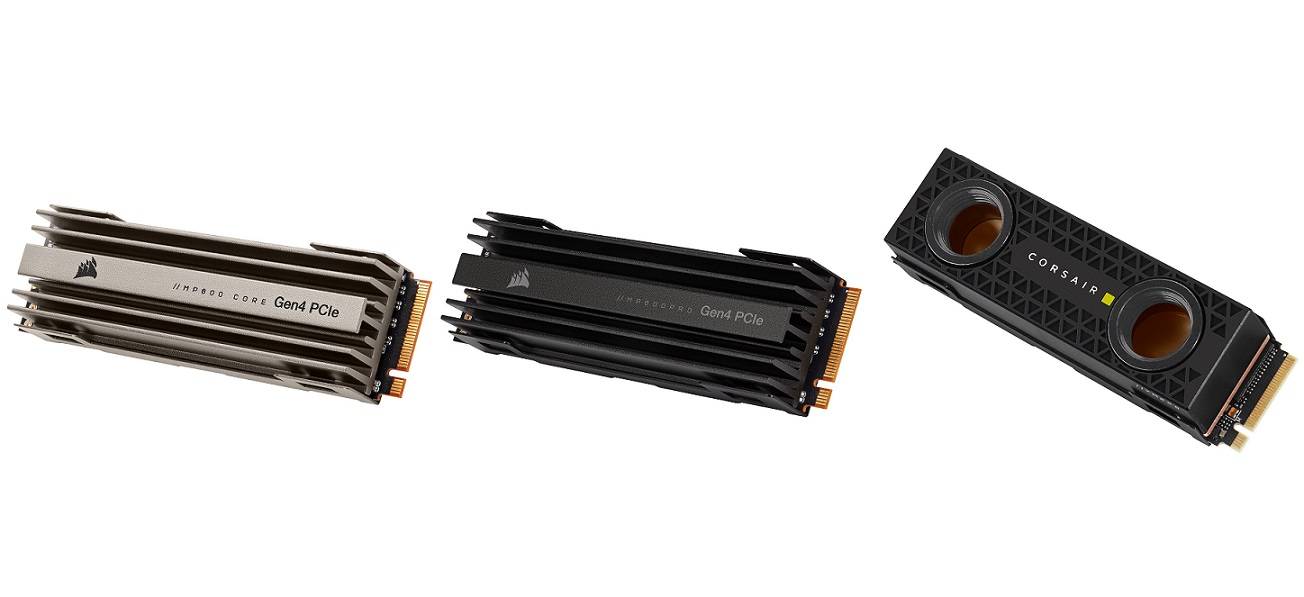 Corsair MP600 PRO and MP600 CORE PCIe 4.0 NVMe SSDs