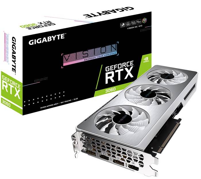 GIGABYTE GeForce RTX 3060 VISION OC 12G
