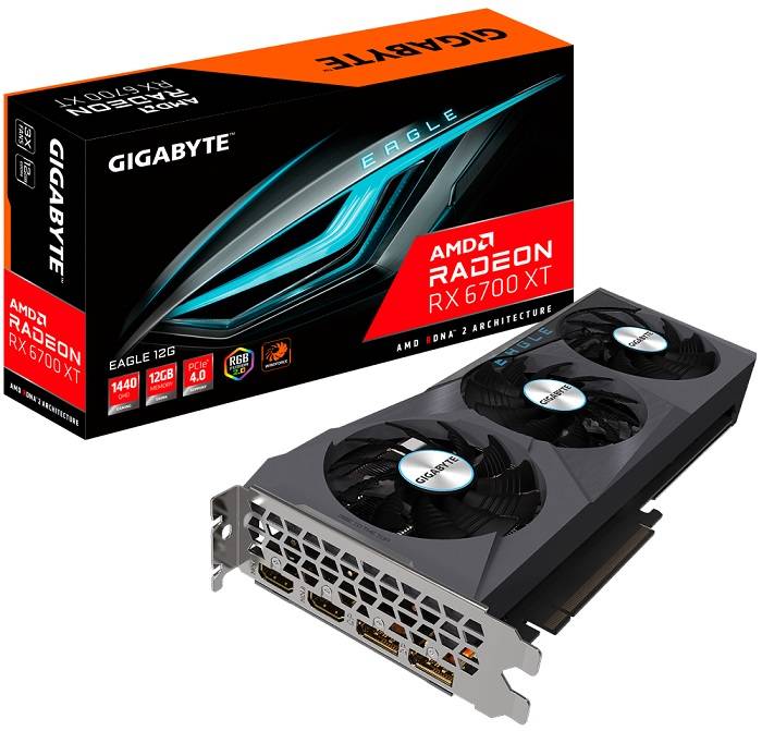 GIGABYTE Radeon RX 6700 XT EAGLE 12G