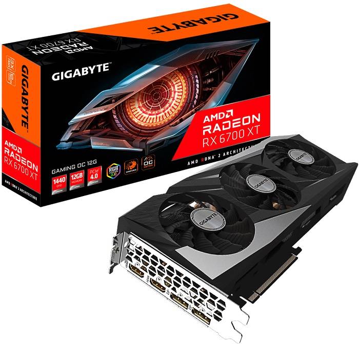 GIGABYTE Radeon RX 6700 XT GAMING OC 12G