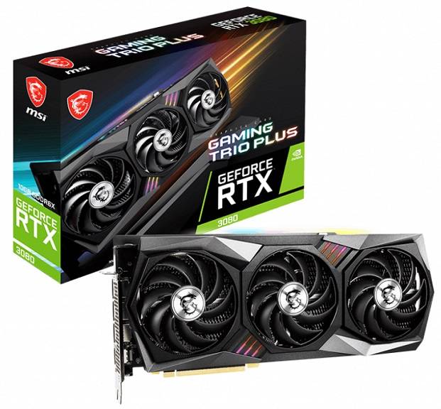 MSI GeForce RTX 3080 GAMING TRIO PLUS 10G