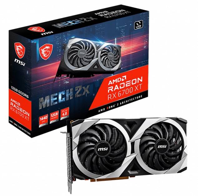 MSI Radeon RX 6700 XT MECH 2X 12G