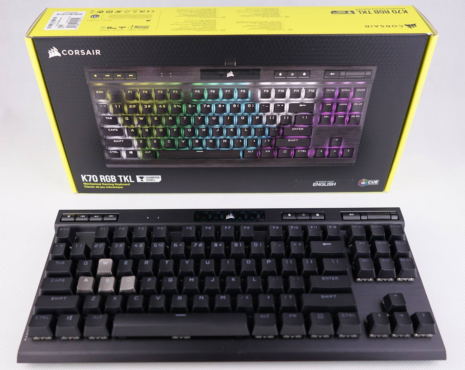 Corsair K70 RGB TKL Champion Series Mechanical Keyboard